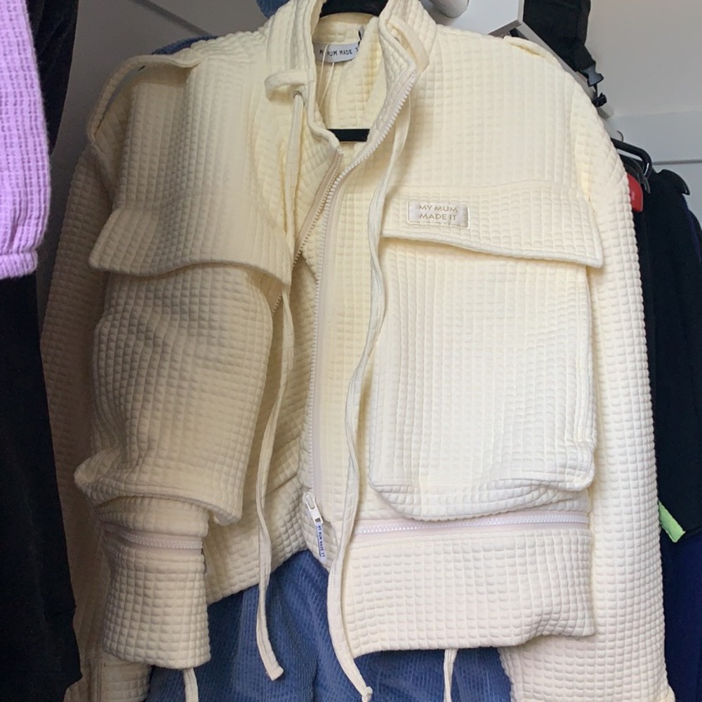 MyMumMadeIt  jacket white onesize